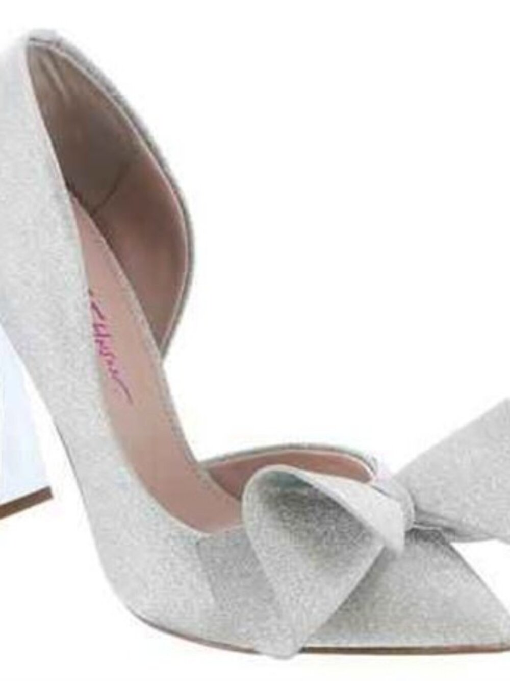 NWB Blue by Betsey Johnson Nobble Women's Pumps Silver, Sz 8